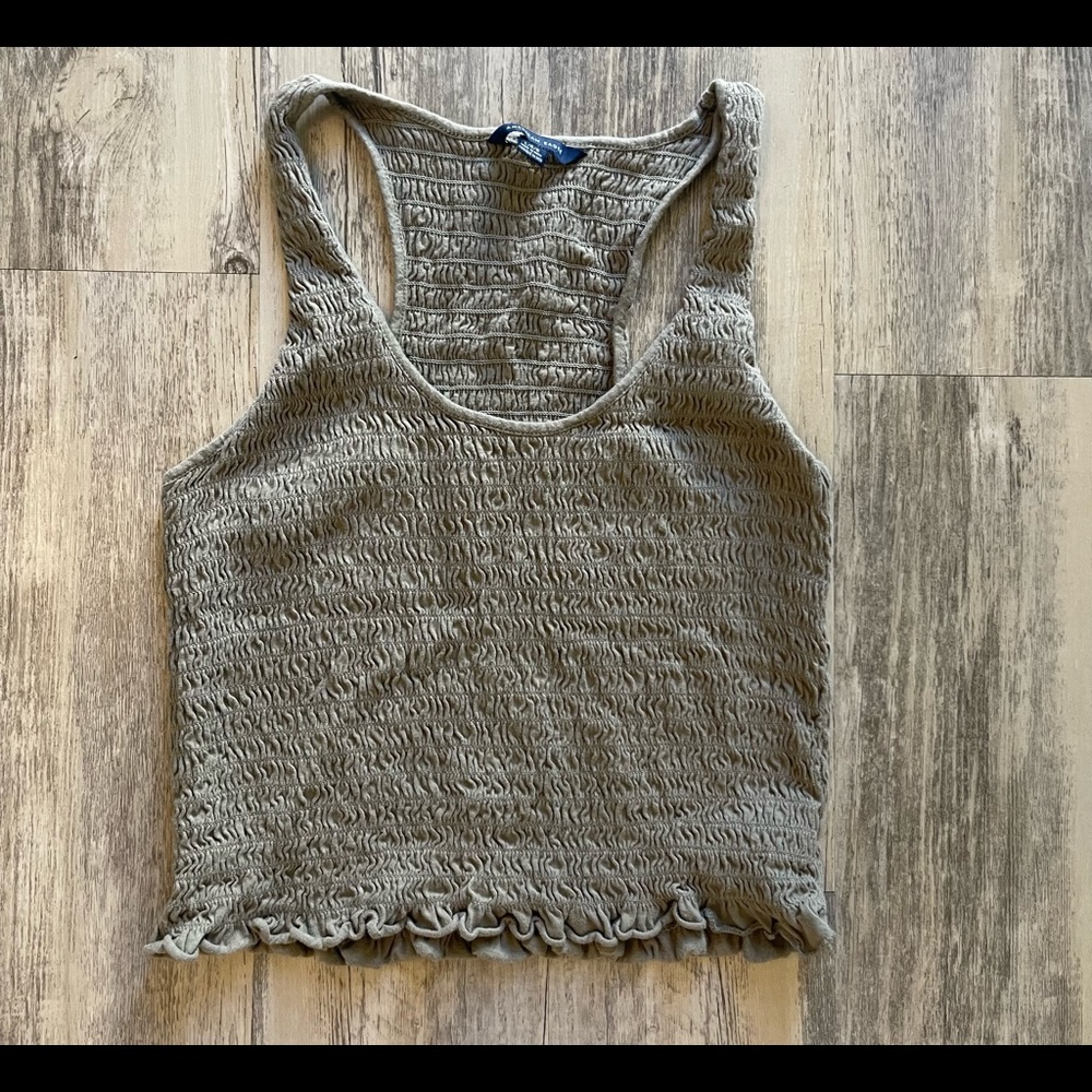 American Eagle Olive Crop Top